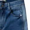 Jean Skinny stretch, tiro alto, tono azul medio claro, cierre con cremallera Ref: 240901